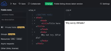 jsfiddle|JSFiddle Docs & Help .